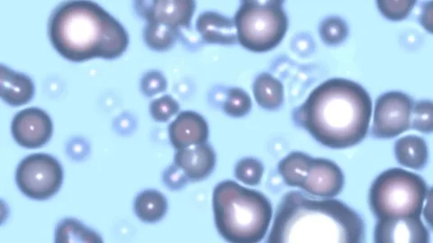 Floating Circular Shapes 3 Stock Footage 82670524