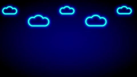 Floating Cloud Cluster Stock Footage 335632861