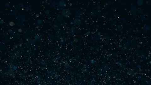 A floating cloud of dust particles collides, isolated against a black background Video stock 108793264