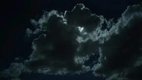 Floating clouds across the sky Video stock 199313274