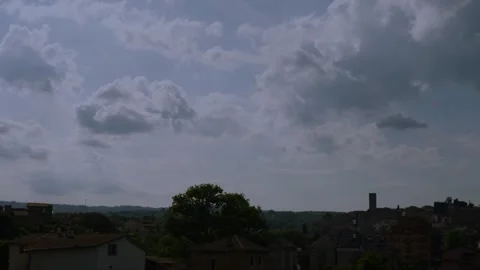 Floating clouds Stock Footage 285174588