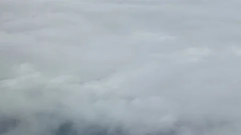 Floating clouds height sky view through Stock Footage 219376530