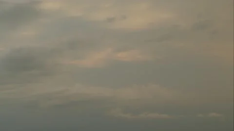 Floating clouds sunset timelapse Video stock 64569230