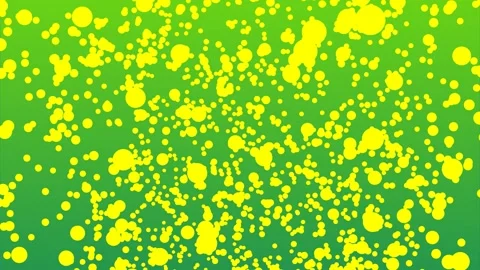 Floating Color Spheres - Abstract 3D Rotating Loop Stock Footage 291211265