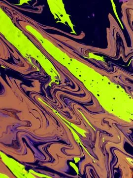 Floating colored patterned illustrative wallpaper イラスト素材