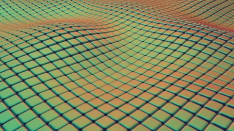 Floating Colorful Cubes, Background, Exclusive, Paints, Unique Design Stock Footage 298082796