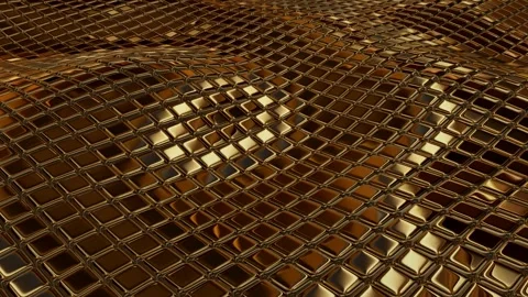 Floating Colorful Cubes, Elite Background, Unique Design, Reflection, Exclusive Stock Footage 298083157