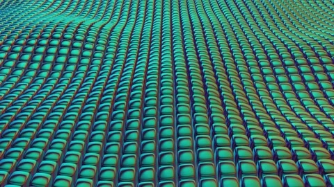 Floating Colorful Cubes, Exclusive, Elite Background, Unique Design, Reflection Stock Footage 298083295