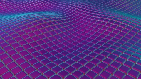 Floating Colorful Cubes, Exclusive, Unique Design, Background, Paints Stock Footage 298082691