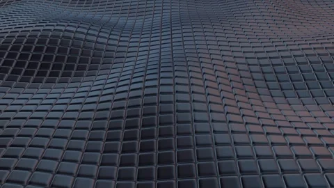 Floating Colorful Cubes, Exclusive, Unique Design, Elite Background, Reflection Stock Footage 298083356