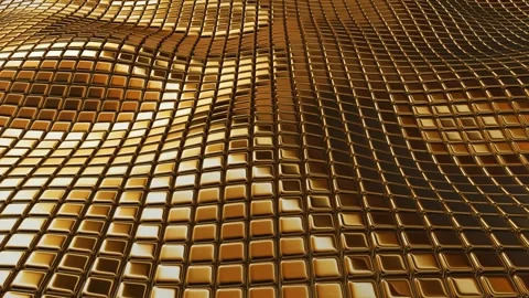 Floating Colorful Cubes, Reflection, Unique Design, Exclusive, Elite Background Stock Footage 298083592