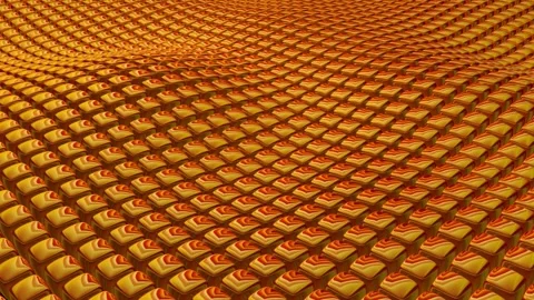 Floating Colorful Cubes, Unique Design, Background, Paints, Exclusive Stock Footage 298082428