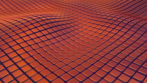 Floating Colorful Cubes, Unique Design, Elite Background, Exclusive, Reflection Stock Footage 298082902