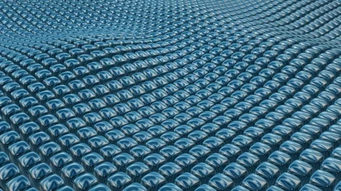 Floating Colorful Cubes, Unique Design, Exclusive, Elite Background, Reflection Stock Footage 298083038