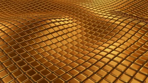 Floating Colorful Cubes, Unique Design, Exclusive, Reflection, Elite Background Stock Footage 298083098