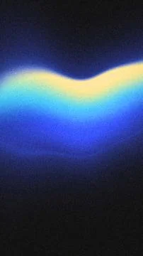 Floating colorful gradient shape with soft grainy noise texture Stock Illustration