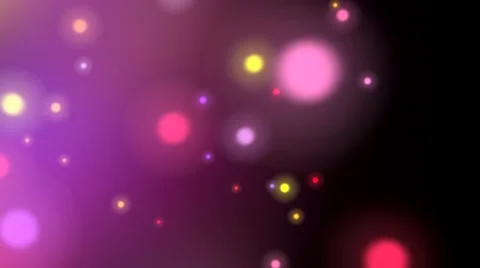 Floating Colorful Particles Loop Background Stock Footage 58954150