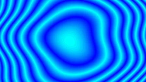 Floating concentric colored lines Stock Footage 134841203