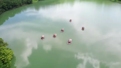 Floating Cottage Stock Footage 332417486