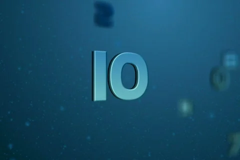 Floating Countdown Blue NTSC Stockbeeldmateriaal 831892