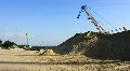 Floating crane HD Footage