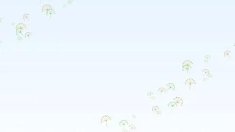 Floating Dandelion Seeds Seamless Loop 4K — Soft Nature Background Animation 스톡 동영상 333780043