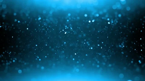 Floating Dark Blue Particles in Background, blue particle background Stock Footage 164144223