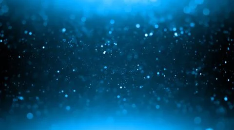 Floating Dark Blue Particles in Background, blue particle background Stockillustratie