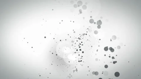 Floating dark Particles in white Background Stock Footage 167557343