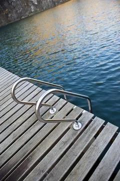 Floating deck Stock-Fotos