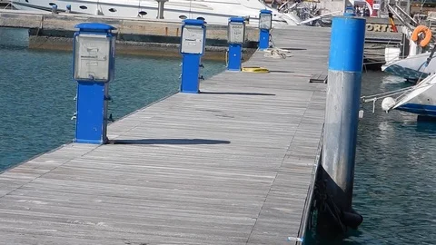 Floating dock 4833 Stock Footage 108944606