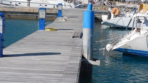 Floating dock 4851 Video stock 108948945