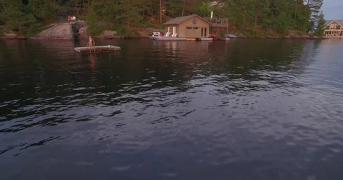 Floating dock  Vídeo Stock 68894475