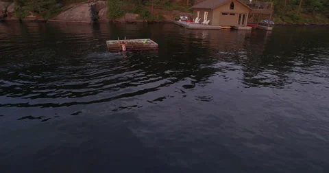 Floating dock  Vídeo Stock 68895288