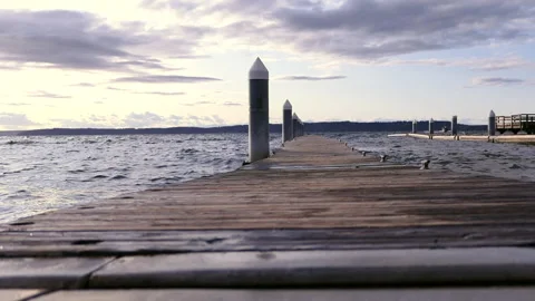 Floating dock Stock Footage 142775531