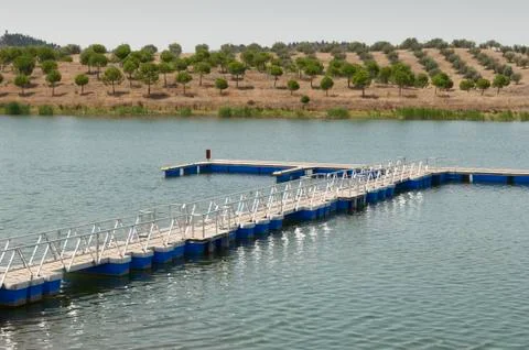Floating dock Stock Photos