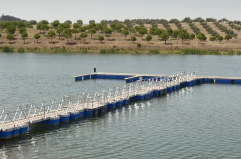 Floating dock Stock Photos