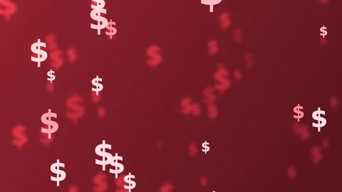 Floating dollar signs background showing money finance and profit concept a.. Stock Footage 339278696