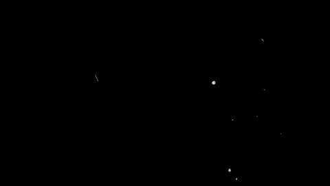 Floating Dust Particles Black Background Atmospheric Depth of Field Overlay Stock Footage 340549818