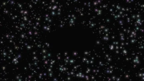 Floating Dust Particles Dark Loop Background Calm Relaxing Motion Stock Footage 332559984