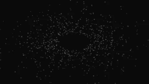 Floating Dust Particles Dark Loop Background Calm Relaxing Motion Stock Footage 332711028