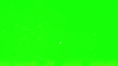 Floating dust particles drifting slowly against a bright vibrant green screen Vídeo Stock 344714221