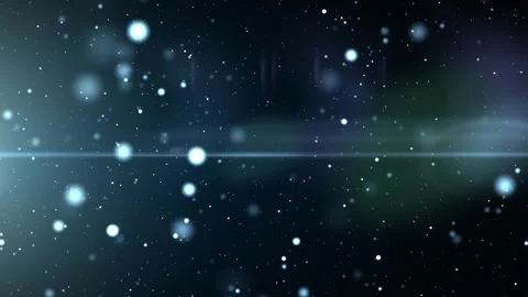 Floating dust particles. Dust particles in the air or water. Dark background wit Stock Footage 265609643