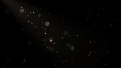 Floating Dust Particles Overlay on Black Seamless Loop 스톡 동영상 347071498