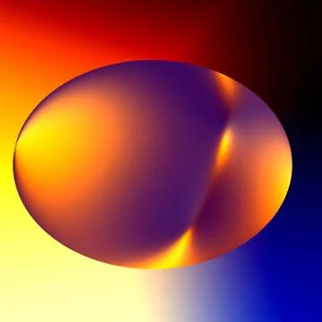 The floating egg: Background for Desktop PC, Tablet, iPad, etc. Stock Illustration