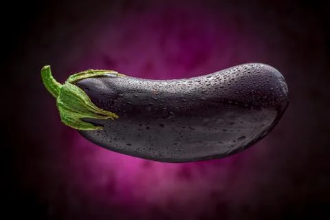 Floating Eggplant Stock Photos