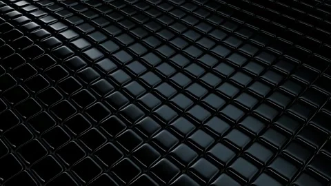 Floating Field of Black Cubes, Exclusive, Background, Reflection Stock Footage 271025629