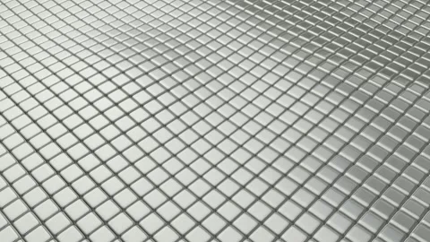 Floating Field of Silver Cubes, Background, Exclusive, Reflection Stock Footage 271025557