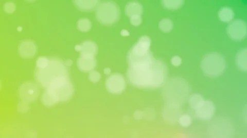 Floating Fuzzy White Bubbles Green Motion Background Loop 2 Stock Footage 78156552