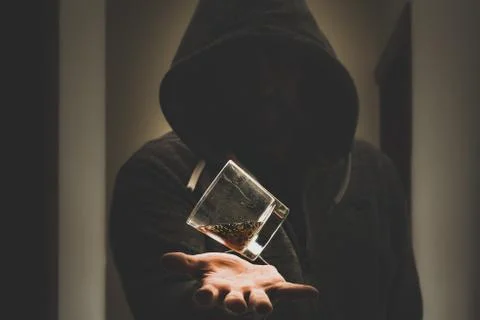 Floating Glass Stock Photos